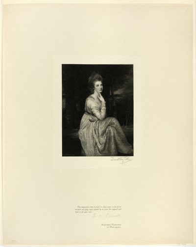 Lady Derby, aus Old English Masters von Timothy Cole
