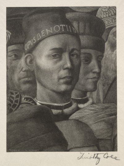 Alte italienische Meister: Porträt von Benozzo Gozzoli, 1888-1892 von Timothy Cole