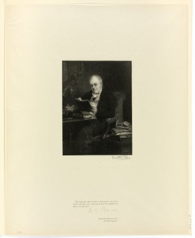 Porträt von Dr. John Allen, aus Old English Masters von Timothy Cole
