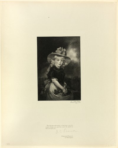 Prinzessin Sophia, Tochter von George III, aus Alte englische Meister von Timothy Cole