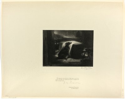 Der Haupttrauergast des Schäfers, aus Alte englische Meister von Timothy Cole