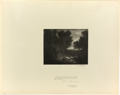 Die Tränke, aus Alte englische Meister von Timothy Cole