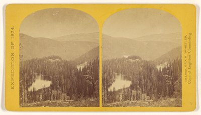Verlorene Seen, Kopf des Conejos Canon, Colorado, in der Sierra San Juan, nahe der Teilung zwischen Conjeos und südlichem Arm... von Timothy H. O
