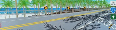 Auf der Straße, Highway 11, Taitung, Taiwan von Timothy Nathan Joel