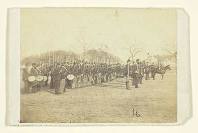 50. Pennsylvania-Infanterie in Paradeformation von Timothy O