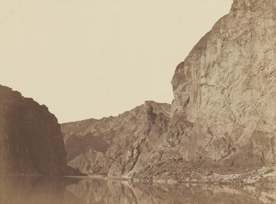 Schwarzer Canyon, Colorado River, Blick von Big Horn Camp, Nr. 4, 1871 von Timothy O