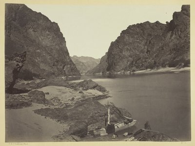 Black Canyon, Colorado River, Blick von Camp 7 von Timothy O