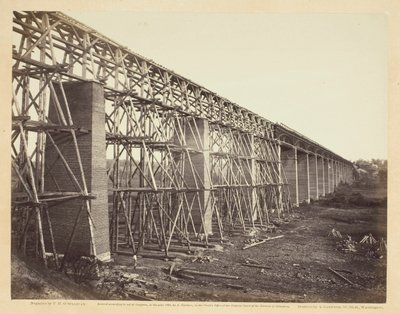 High Bridge überquert den Appomattox, in der Nähe von Farmville von Timothy O