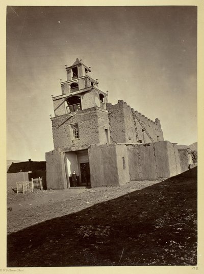 Die Kirche San Miguel, die älteste in Santa Fe, N.M. von Timothy O