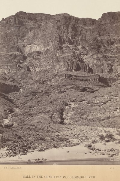 Wand im Grand Canyon, Colorado River, 1871 von Timothy O