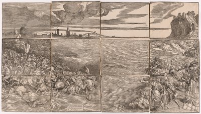 Die Versenkung der Armee des Pharao im Roten Meer von Titian
