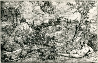 Medor und Angelica oder Jason und Medea, ca. 1535-1545, 1937 von Tiziano Vecelli