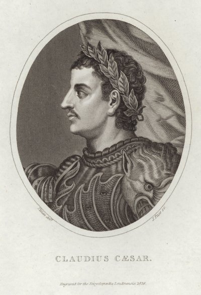 Porträt von Claudius Caesar von Tiziano Vecelli