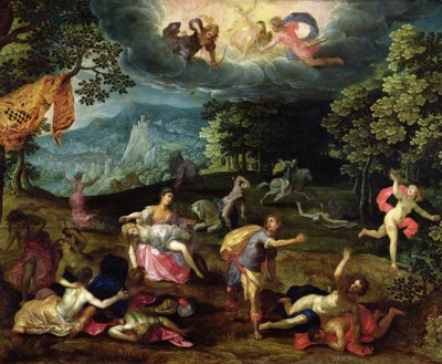 Die Bestrafung der Niobe von Tobias Verhaecht