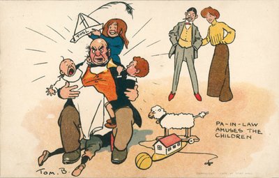 Großvater kümmert sich um die Kinder von Tom Browne