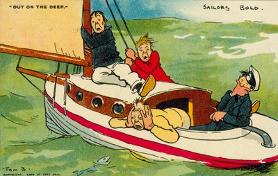 Draußen auf dem Meer: mutige Seeleute von Tom Browne