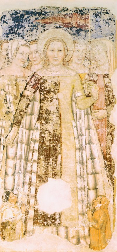Die heilige Ursula in Herrlichkeit (Detail) von Tomaso da (late 15th century) Modena