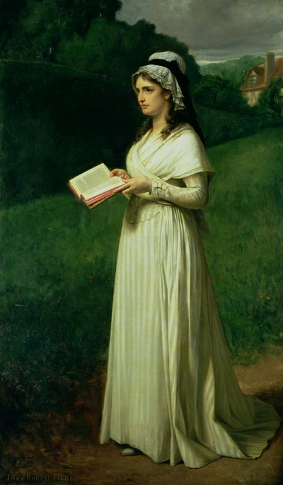 Porträt von Charlotte Corday von Tony Robert Fleury
