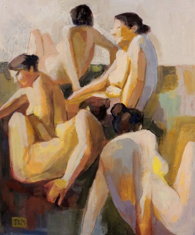 Figuren in einem Raum I von Tore Bahnson