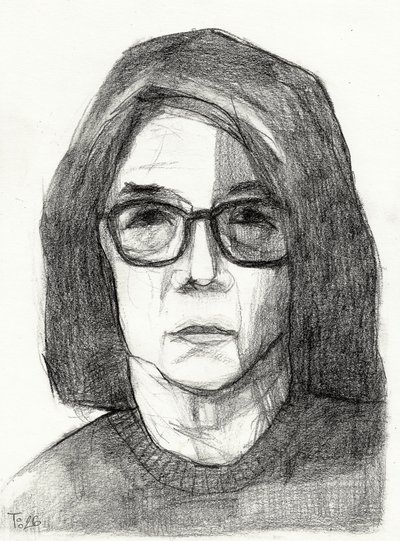 Nachdenkliches Frauenporträt von Tore Bahnson