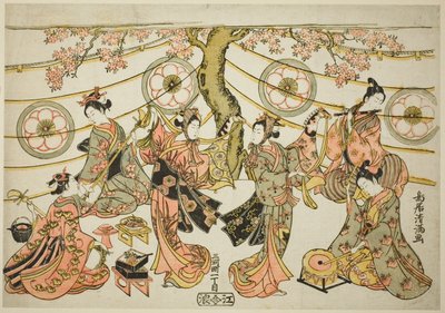 Der Harugoma-Tanz von Torii Kiyomitsu I