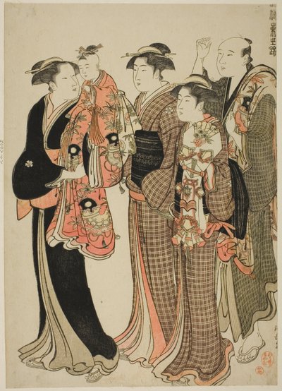 Kamioki, aus der Serie "Ein Brokat der östlichen Sitten" von Torii Kiyonaga