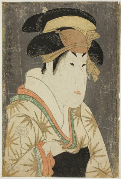 Der Schauspieler Segawa Kikunojo III als Oshizu, Ehefrau von Tanabe Bunzo von Toshusai Sharaku