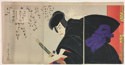 Schauspieler Ichikawa Danjuro IX als Ishikawa Goemon von Toyohara Kunichika