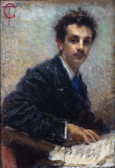 Porträt des Komponisten Benedetto Junck von Tranquillo Cremona