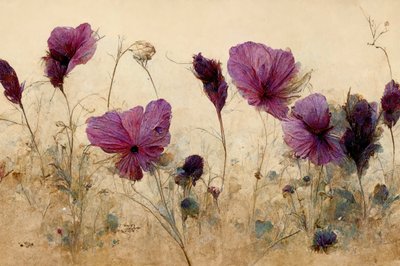 Weiche violette Blüten von Treechild