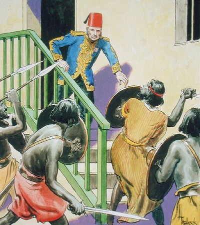 General Gordon (1833-85) Held von Khartum, aus 