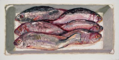 Fischkiste 1 (Billingsgate, London), 2016 von Trevor Burgess