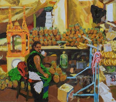 Ananas-Trilogie 2 (Mexiko-Stadt) von Trevor Burgess