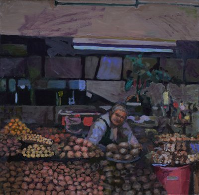 Kartoffelstand (Quito, Ecuador), 2015 von Trevor Burgess