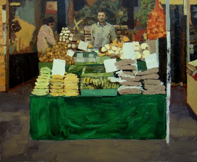 Gemüsestand (Deptford, London), 2009 von Trevor Burgess