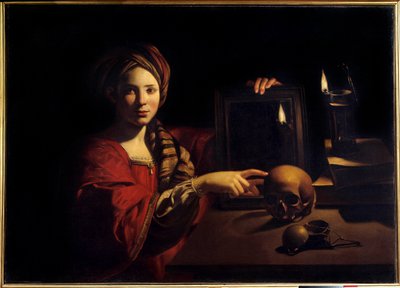 Allegorie des Todes oder Eitelkeit von Trophime Bigot