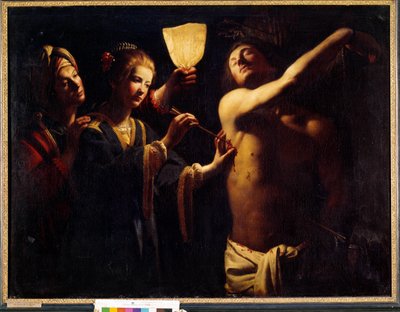 Der heilige Sebastian wird von der heiligen Irene geheilt. 1620-1630. Bordeaux, Museum der Schönen Künste von Trophime Bigot