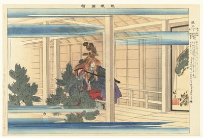 Szene aus dem Noh-Theaterstück 