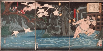 Abendregen in Nagashino von Tsukioka Yoshitoshi
