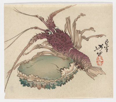 Hummer und Abalone von Tsukioka Yoshitoshi