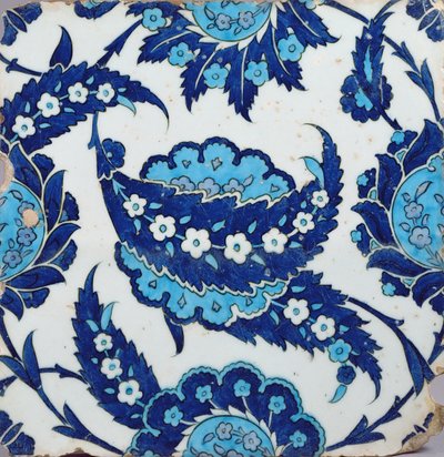 Fliese, Iznik, Türkisch, 1540-50 von Turkish School