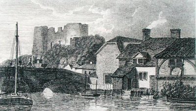 Ansicht von Tunbridge, graviert von Murray, aus Michael Faradays Sammelalbum von Turner (after)