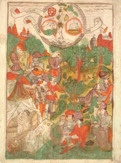 Buch der Planeten von Ubekendt nederlandsk midten af 1400 tallet