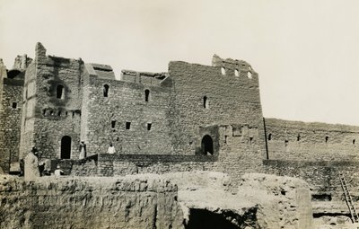 Kloster St. Simeon nach seiner Restaurierung, Assuan, Ägypten, Fotografie von Ugo Monneret de Villard von Ugo Monneret de Villard