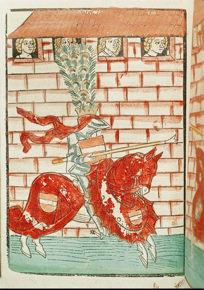 Herzog Friedrich von Tirol in einem Turnier während des Konzils von Konstanz von Ulrich von Richental
