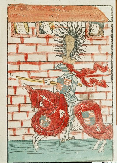 Heinrich von Cilli in einem Turnier von Ulrich von Richental