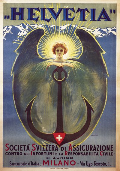 Helvetia-Poster von Umberto Boccioni von Umberto Boccioni
