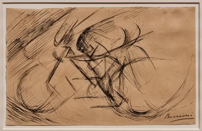 Studien für Dynamik eines Radfahrers von Umberto Boccioni