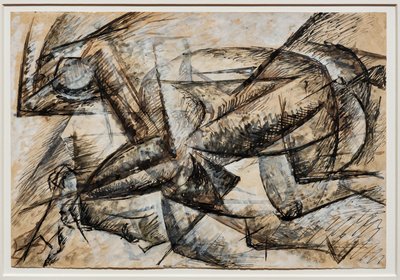 Studien für Dynamik eines Radfahrers von Umberto Boccioni