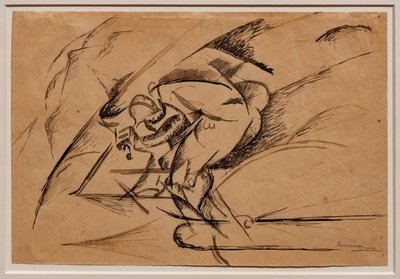 Studien für Dynamik eines Radfahrers von Umberto Boccioni